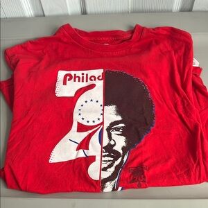 76ers - Julius Erving (Dr. J) Face Shirt